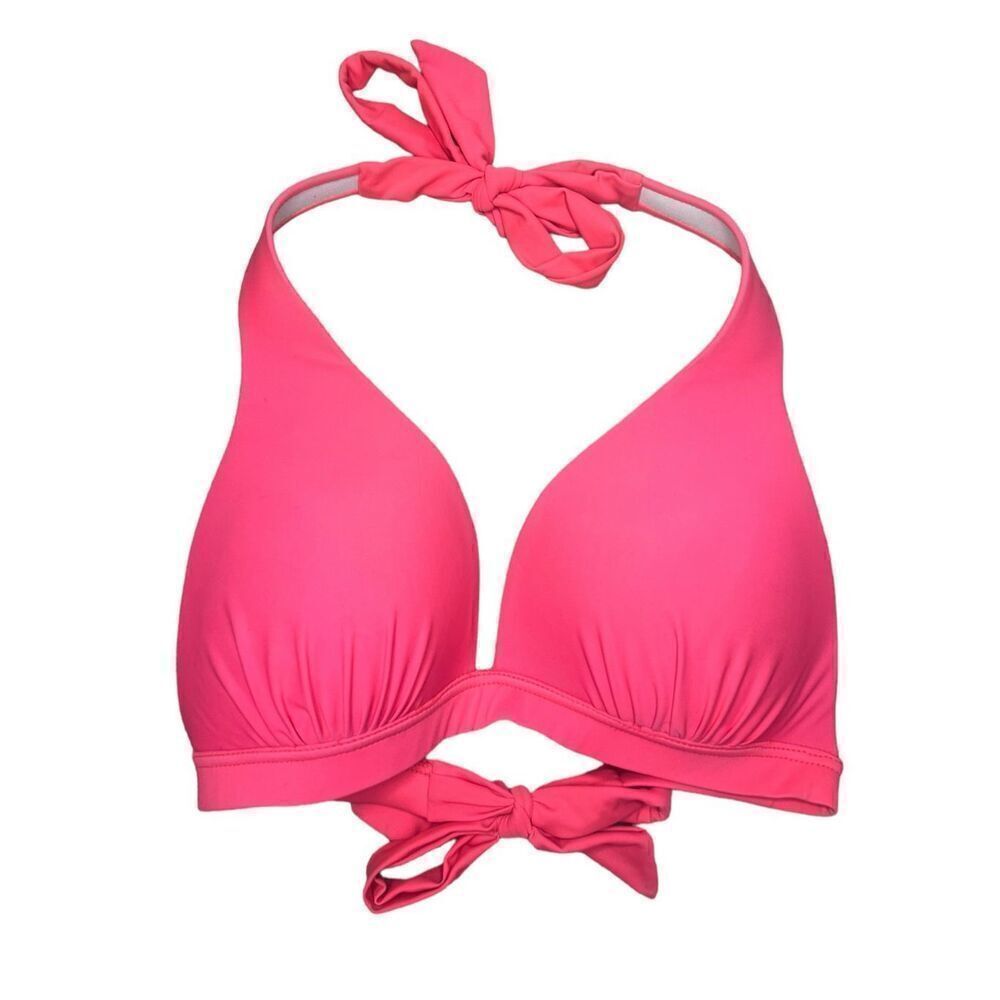 Tahiti Bright Pink Padded Bikini Top Swimwear - Women’s M